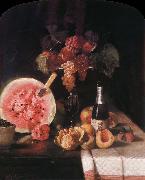 Still life and watermelon, William Merritt Chase